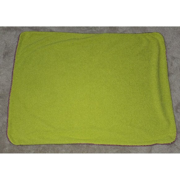 Carter's Just One You Butterflies Fleece Baby Blanket Purple White Green READ - Picture 7 of 7